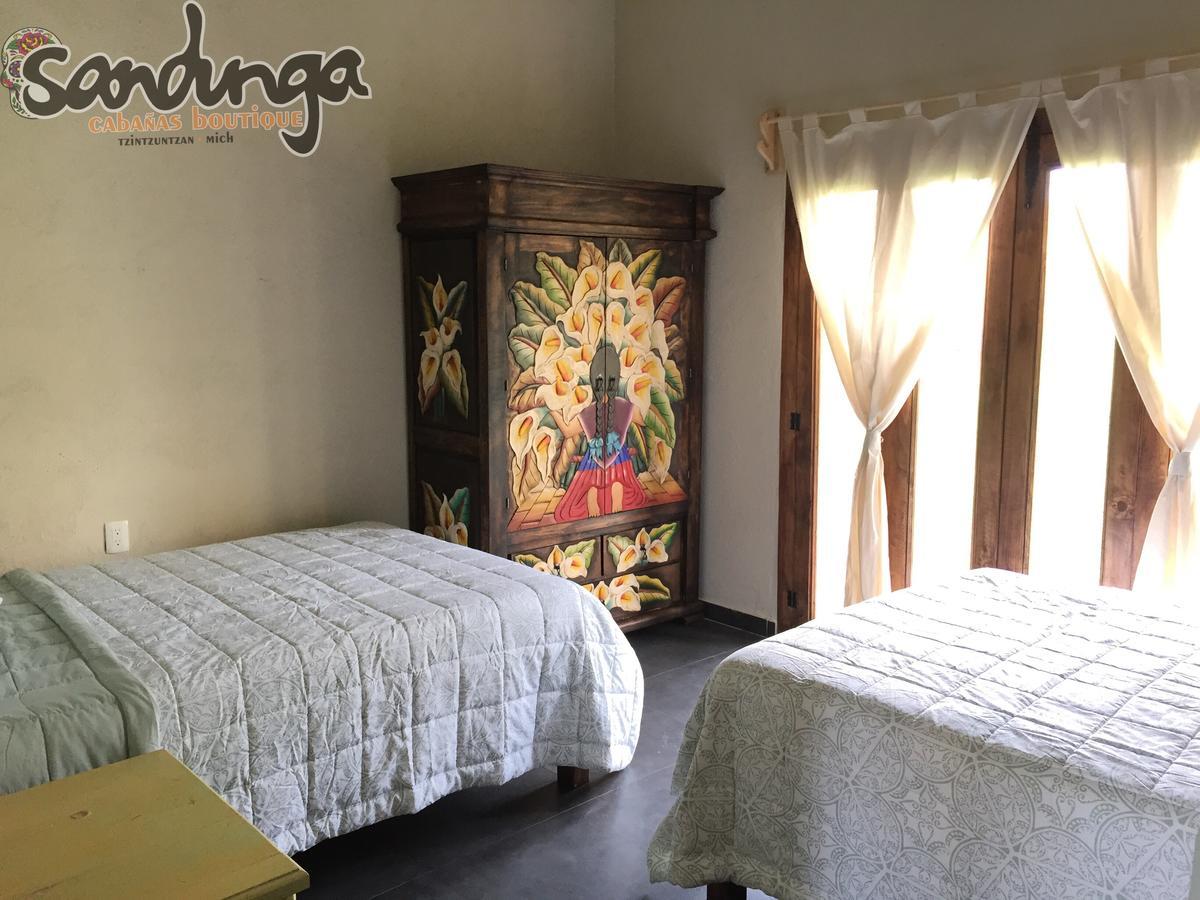 Sandunga Cabanas Boutique Tzintzuntzán エクステリア 写真