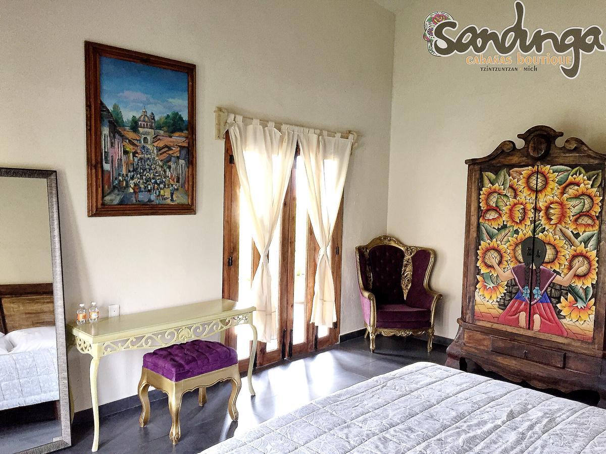 Sandunga Cabanas Boutique Tzintzuntzán エクステリア 写真
